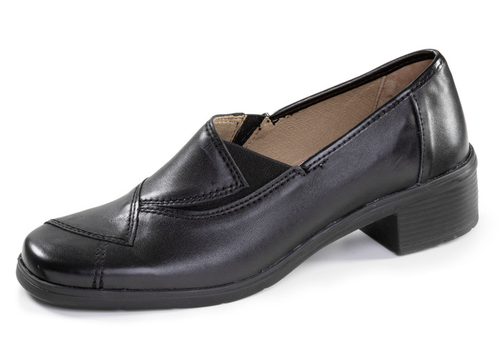 Pumps & Ballerina - ELENA EDEN, klassicher Damen-Trotteur, Weite G, mit herausnehmbarem Fussbett, in Größe 036 bis 042, in Farbe SCHWARZ Ansicht 1