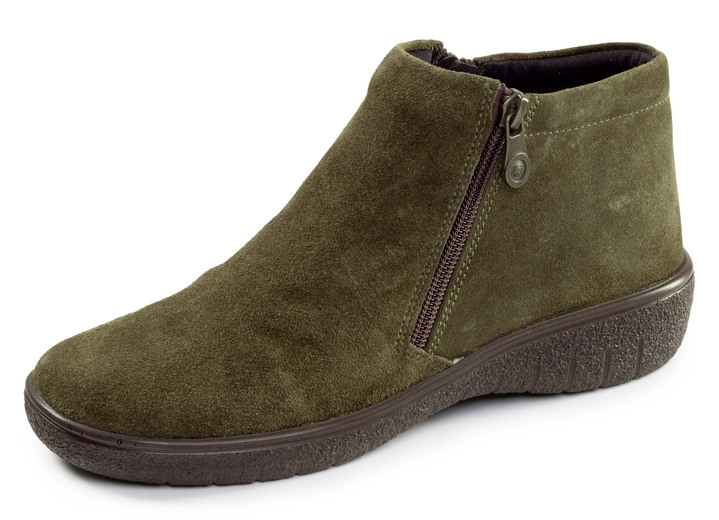 Stiefel & Stiefeletten - ELENA EDEN, bequeme Damen-Boots, Weite G, mit herausnehmbarem Fussbett, in Größe 036 bis 042, in Farbe OLIV Ansicht 1