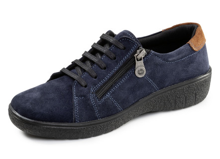 ELENA EDEN, bequeme Damen-Schnürschuhe, Weite G, mit herausnehmbarem Fussbett