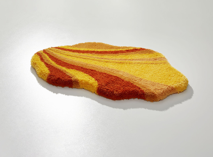 Badgarnituren - Tolle Badgarnitur in barfussweicher Qualität, in Größe 100 (Vorleger halbrund, 50/ 80 cm) bis 112 (WC-Deckelbezug, 47/ 50 cm), in Farbe TERRA Ansicht 1