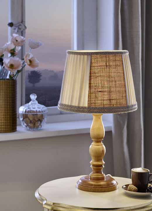 Stehlampe - Leuchten im klassischen Stil, in Farbe NATUR, in Ausführung Tischleuchte Ansicht 1