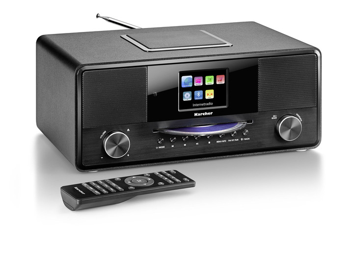 Karcher - «Karcher» Internetradio mit CD-Spieler, in Farbe SCHWARZ Ansicht 1