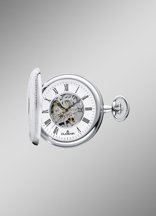 Mechanikuhren / Automatikuhren - Dugena Taschenuhr, in Farbe  Ansicht 1