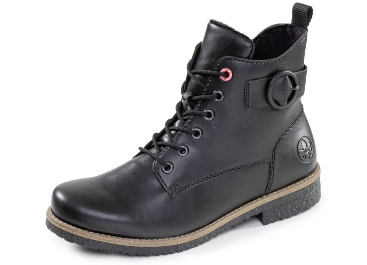 Stiefel & Stiefeletten - Rieker, klassische Damen-Stiefeletten, mit Reissverschluss, in Größe 036 bis 042, in Farbe SCHWARZ Ansicht 1