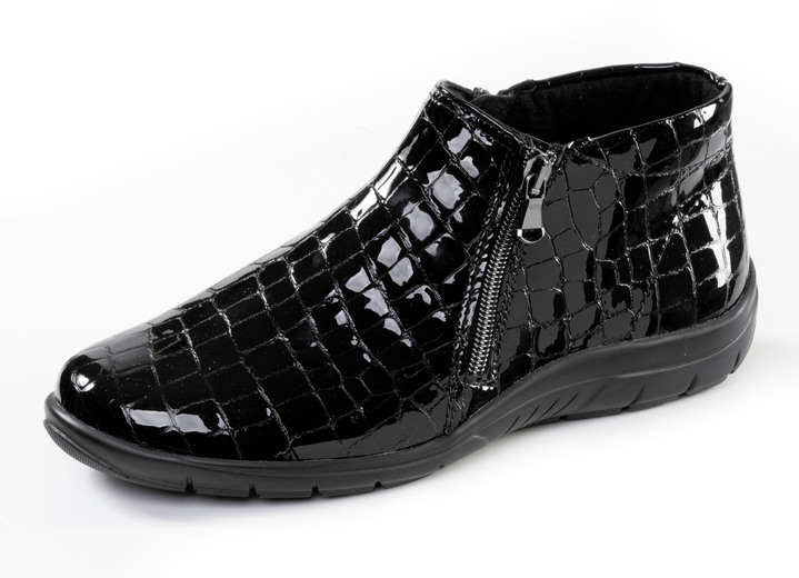 Stiefel & Stiefeletten - ELENA EDEN, bequeme Damen-Boots, Weite H, mit herausnehmbarem Fussbett, in Größe 3 1/2 bis 8, in Farbe SCHWARZ Ansicht 1