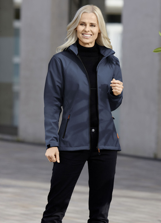 Winterjacken - Jacke mit gebondeter Fleece-Innenausstattung, in Größe 036 bis 052, in Farbe BLAU Ansicht 1