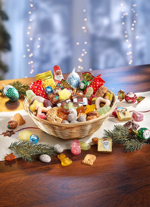Weihnachtsleckereien - Weihnachts-Naschkorb, in Farbe BUNT