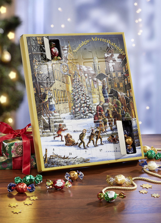 Adventskalender - Nostalgie-Adventskalender, in Farbe BUNT