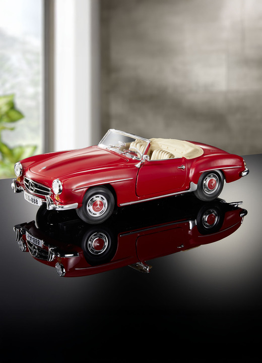 Sammlermodelle - Sammlerauto Mercedes-Benz 190SL von 1955, in Farbe ROT