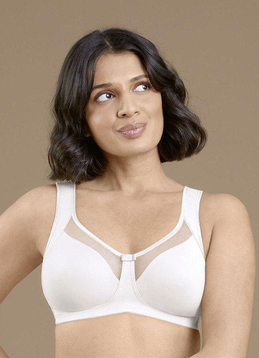 Soft-BH - Anita BH mit vorgeformten Cups, in Größe 075 bis 110, in Cup D, in Farbe WEISS Ansicht 1