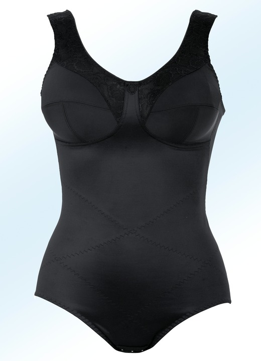 Body - Anita Entlastungs-Body, in Größe 080 bis 115, in Cup D, in Farbe SCHWARZ Ansicht 1