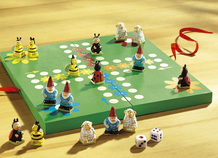 Oster-Geschenkideen - Brettspiel aus Kiefernholz , in Farbe GRÜN Ansicht 1