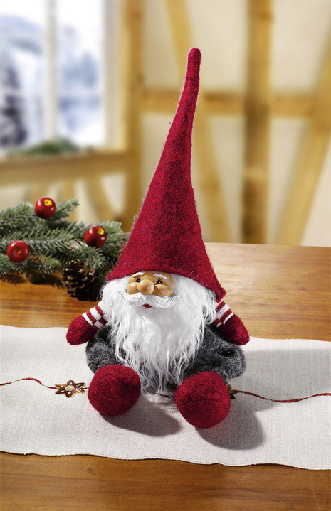 - Weihnachtswichtel, in Farbe ROT/GRAU