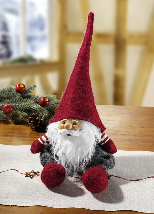 - Weihnachtswichtel, in Farbe ROT/GRAU