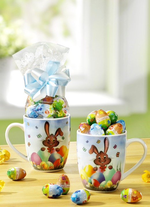 Ostern - Tasse Lustiger Osterhase, 2er-Set, in Farbe