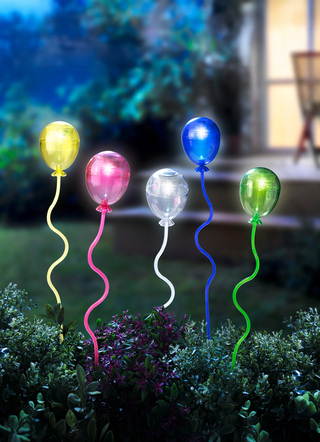 Solarleuchten «Luftballons» in verschiedenen Ausführungen