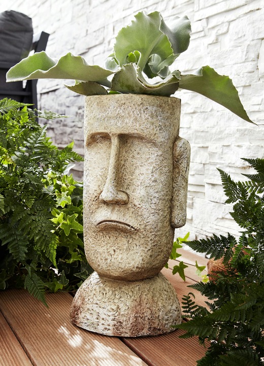 Garten - Pflanztopf «Osterinsel», in Farbe GRAU