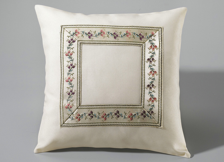 Tischdecken - Stilvolle Tisch- und Raumdekoration mit  umlaufender Bordüre, in Größe 101 (Deckchen, 35x 50 cm) bis 404 (Kissenbezug, 40x 40 cm), in Farbe SEKT Ansicht 1