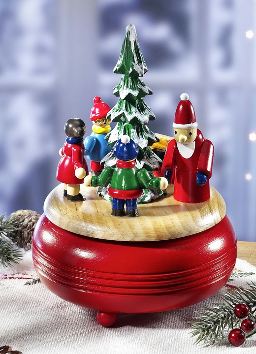 - Spieluhr mit der Melodie «Oh Tannenbaum», in Farbe ROT