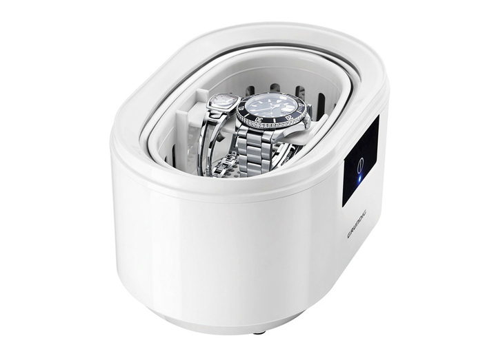 - «Grundig» Ultraschallreiniger UC5620, in Farbe WEISS-HELLBLAU Ansicht 1