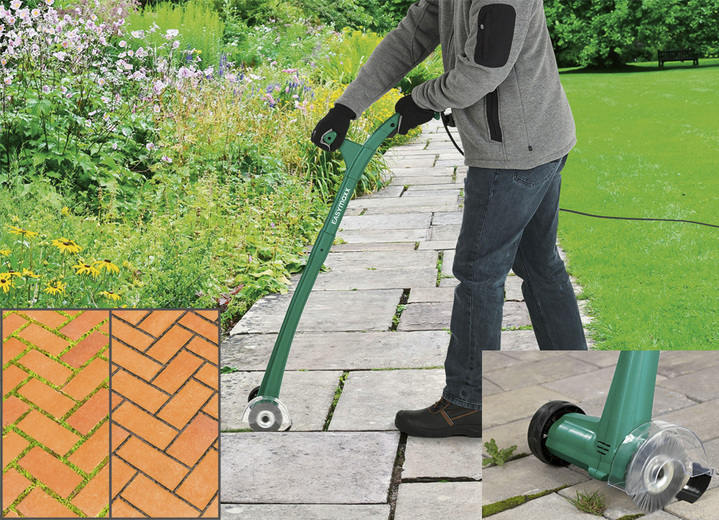 Gartenpflege - Easymaxx Fugenreiniger: Kraftvoll gegen Moos, Unkraut und Schmutz, in Farbe GRÜN Ansicht 1