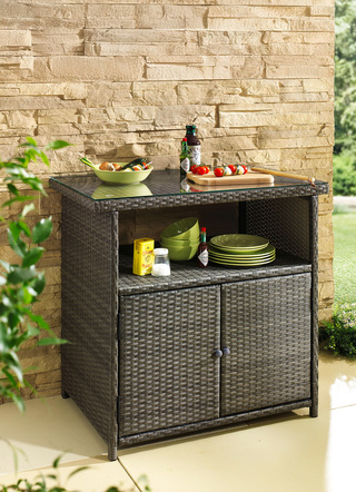 Praktisches Sideboard für Garten oder Terrasse