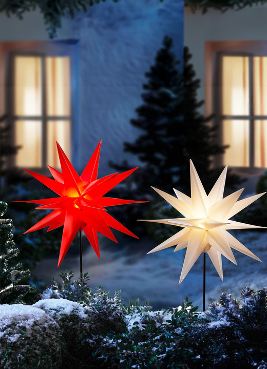 - Weihnachtsstern mit Erdspiess, in Farbe GELB Ansicht 1