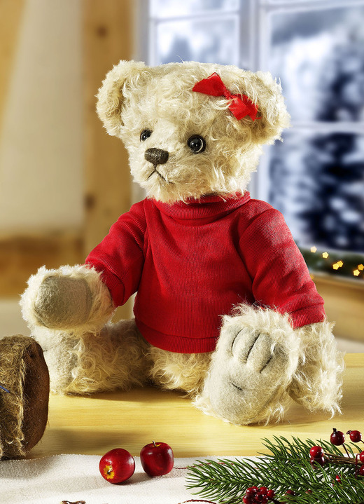 - Teddybär Peppa aus dem Hause Clemens Spieltiere, in Farbe BRAUN