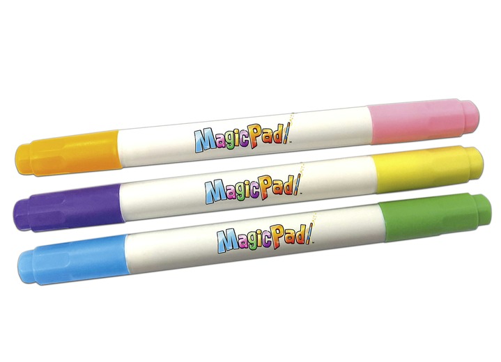 - Magic-Pad-Stifte in sechs tollen Neonfarben, in Farbe