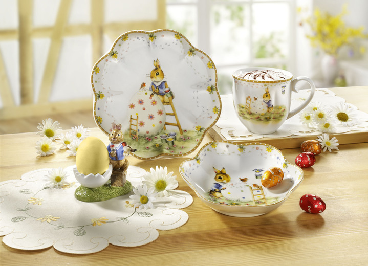 - Villeroy & Boch Limitierte Porzellan-Jahresartikel, in Farbe CREME-GOLD, in Ausführung Jahres-Eierbecher