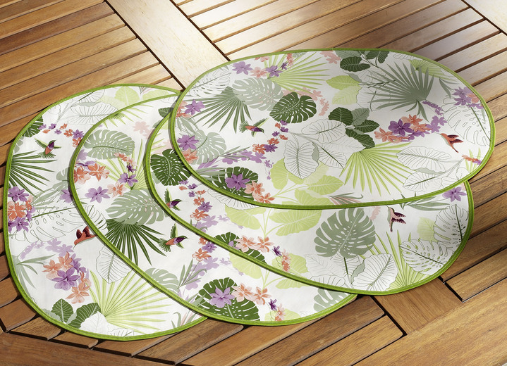 Tischdecken - Pflegeleichte Wachstuch-Tischdecke, in Größe 108 (Mitteldecke, 80x 80 cm) bis 200 (Platzset, 4-teilig, 47x 34 cm), in Farbe BUNT Ansicht 1