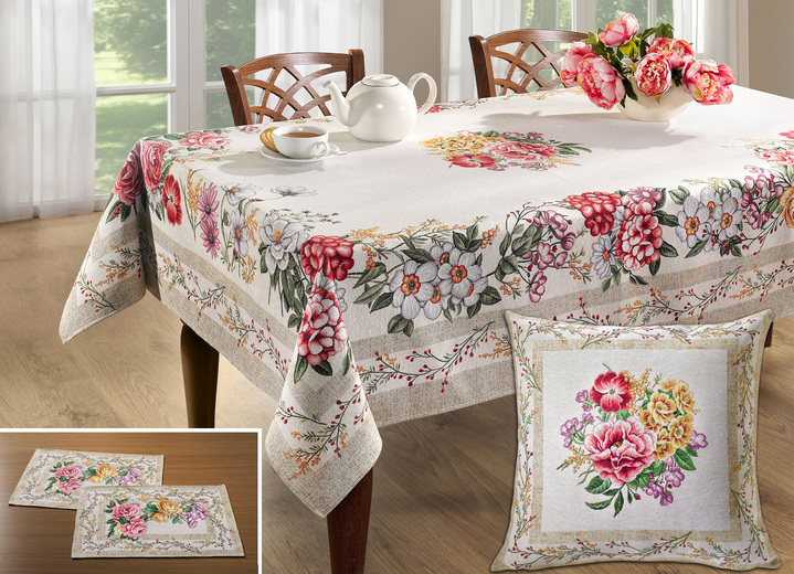 Tischdecken - Tisch- und Raumdekoration in Gobelin-Qualität, in Größe 100 (2x Platzset, 33x 45 cm) bis 404 (Kissenbezug, 45x 45 cm), in Farbe BUNT Ansicht 1