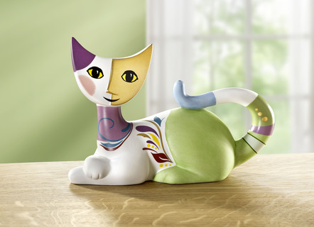 Goebel Katze aus hochwertigem Porzellan