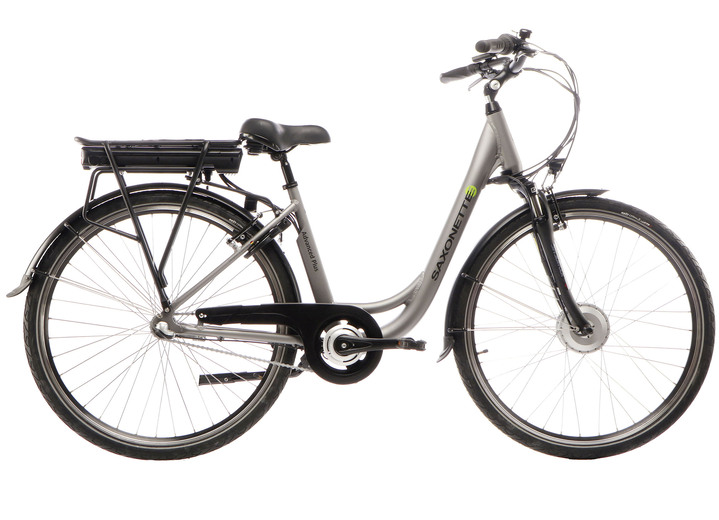 Akku-Zweiräder - Elektro-Fahrrad mit Alu-Rahmen, in Farbe SILBER Ansicht 1