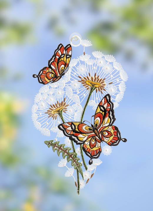 Fensterbilder - Hochwertiges Fensterbild mit Schmetterlingen, in Farbe BUNT
