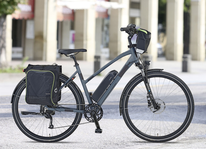 Akku-Zweiräder - E-Trekking-Fahrrad aus der Didi Thurau-Edition, in Farbe GRAU Ansicht 1