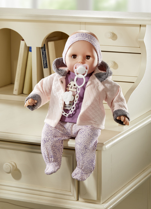 Puppen - Babypuppe Amy, in Farbe ROSA-GRAU