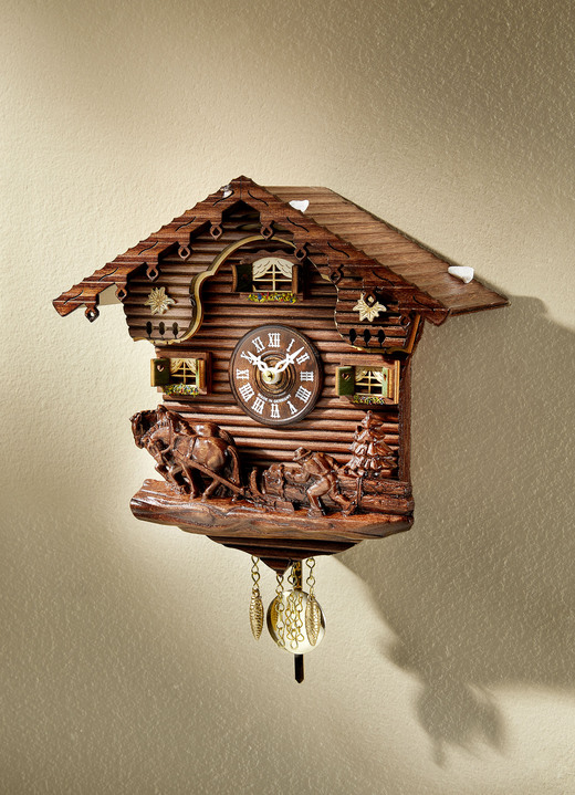 Uhren - Kuckucksuhr aus Holz, in Farbe BRAUN