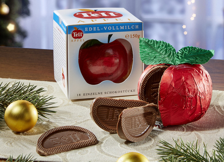 Geschenkideen - Tell-Apfel Vollmilch, 2er-Set, in Farbe ROT
