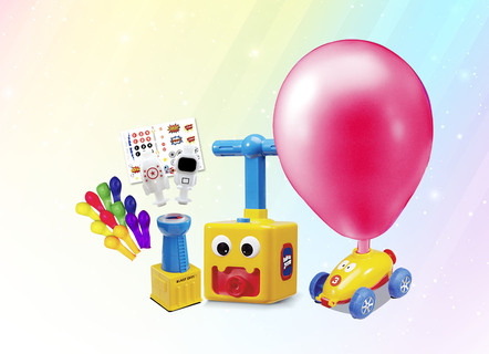 Balloon Zoom Spielzeug-Set: Ballon-Spaß mit dem WOW-Effekt