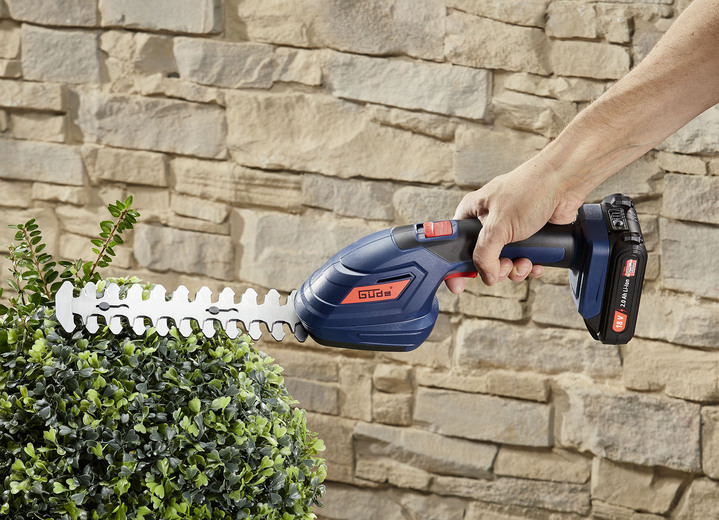 Gartengeräte und Zubehör - Akku-Gartenpflege-Set 3-in-1 für Garten-Akkusystem, in Farbe BLAU Ansicht 1