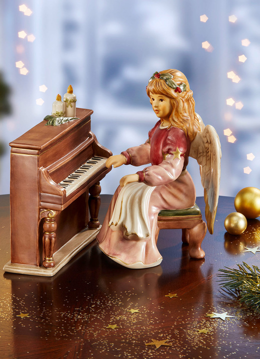 - Schutzengel Gloria aus Feinsteingut, in Farbe ROSA Ansicht 1