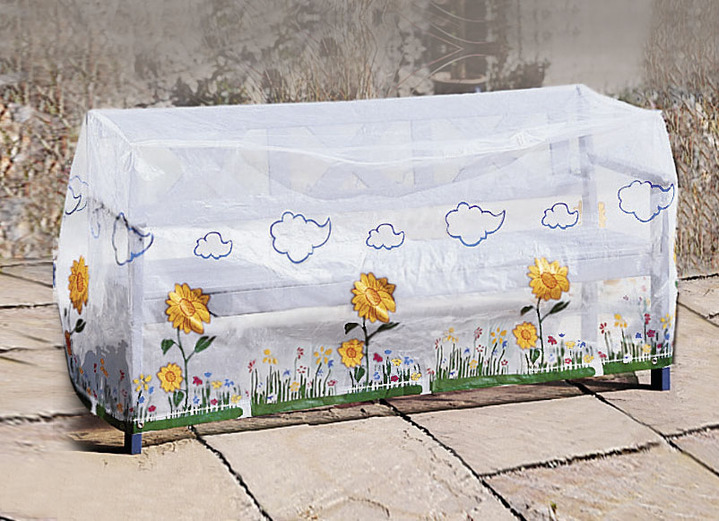 Gartengeräte und Zubehör - Schutz für Gartenmöbel und Auflagen, in Farbe WEISS, in Ausführung Gartenbank Ansicht 1