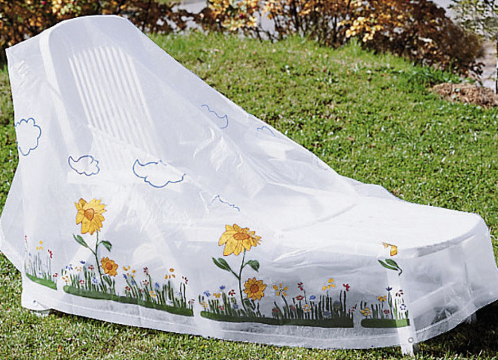 Gartengeräte und Zubehör - Schutz für Gartenmöbel und Auflagen, in Farbe WEISS, in Ausführung Sonnenliege Ansicht 1