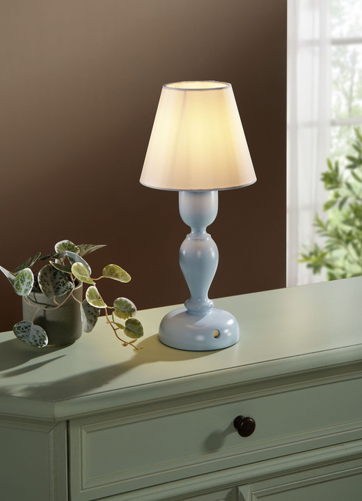 Tischlampe - Dimmbare LED-Touch-Tischleuchte, in Farbe PASTELLBLAU Ansicht 1