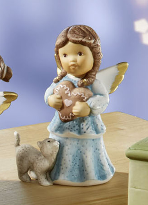 - Lebkuchenbäckerei aus der «Nina & Marco»-Serie, in Farbe BLAU, in Ausführung Engel mit Lebkuchenherz Ansicht 1