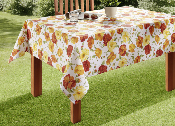 Tischdecken - Tischdecke mit Fleckschutz-Ausrüstung, in Größe 105 (Läufer, 40x140 cm) bis 190 (Tischdecke oval, 140x190 cm), in Farbe MULTICOLOR Ansicht 1