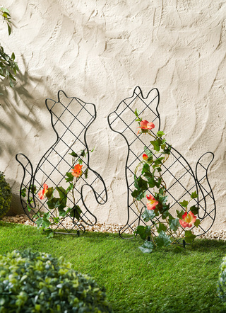 Rankhilfen «Katzen», 2er-Set