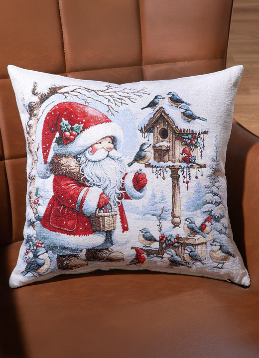 Dekokissen & Hüllen - Kissenbezug  Weihnachtsmann, in Farbe BUNT