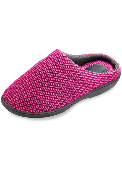 Gesundheitsschuhe - Atmungsaktiver Komfort-Gel Slipper, in Größe 001 bis 004, in Farbe BEERE Ansicht 1